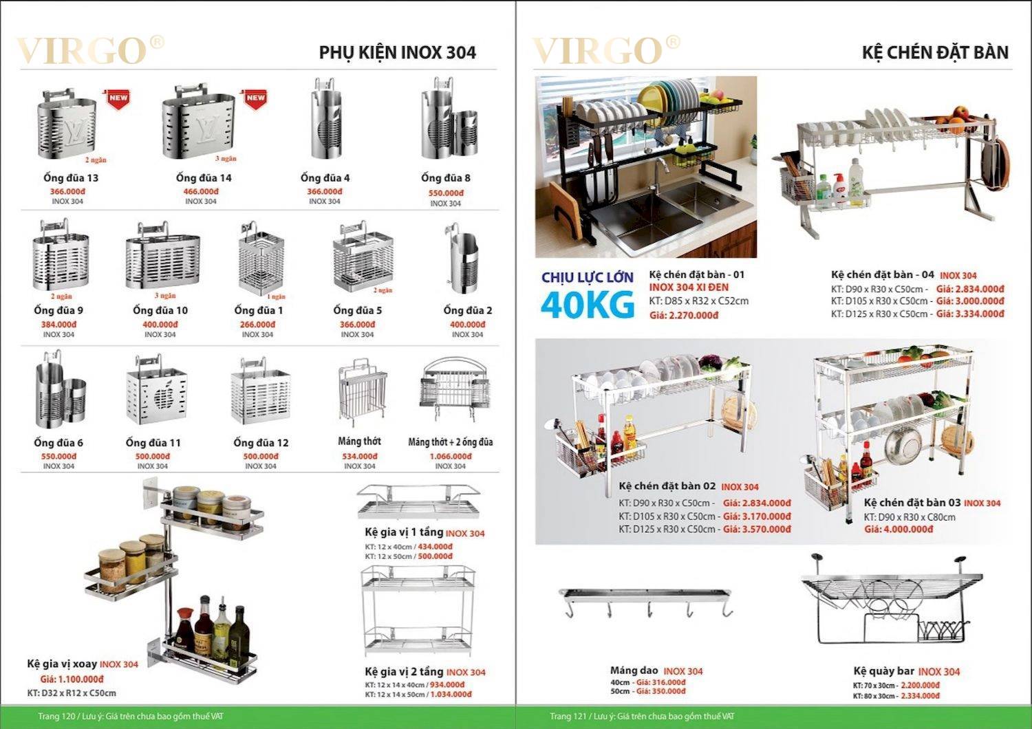 Catalogue và bảng giá Thiết bị vệ sinh VIRGO mới nhất /Page 61